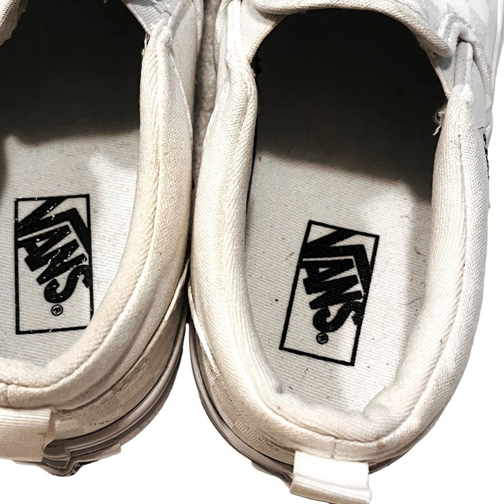 Vans Reflective Checkered Slip Ons Youth size 3 - Picture 4 of 9